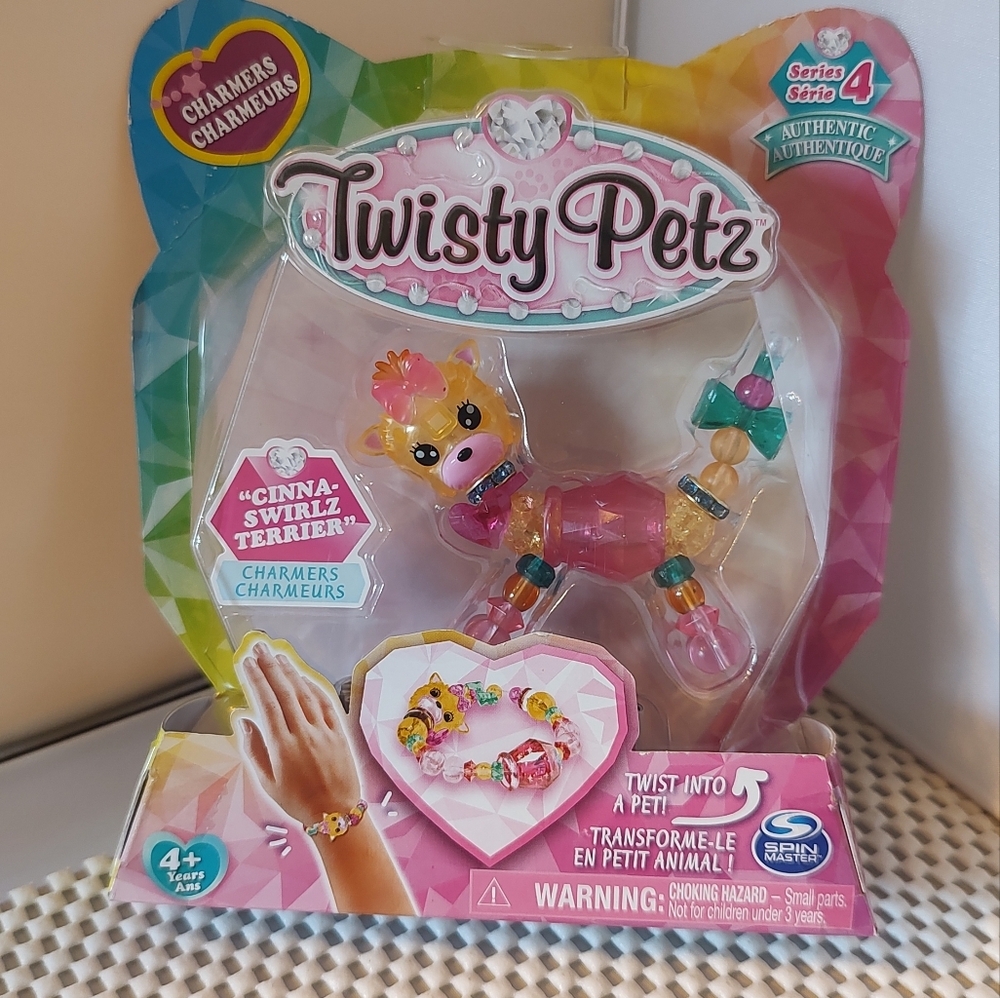 Twisty Petz Series 4 Bracelet Cinnaswirlz Terrier Charmers Spin Master Authentic